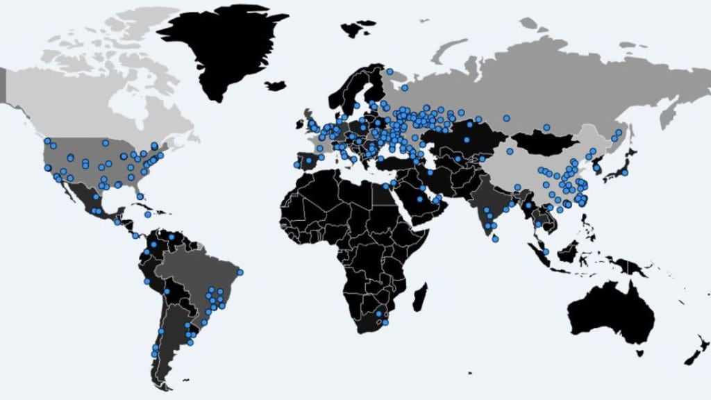 Mapa nákazy po celom svete