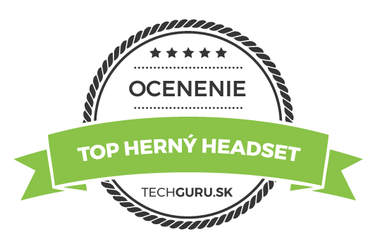 Ocenenie TechGuru.sk TOP herný headset