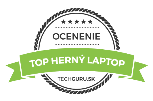Ocenenie techGuru.sk TOP Herný Laptop