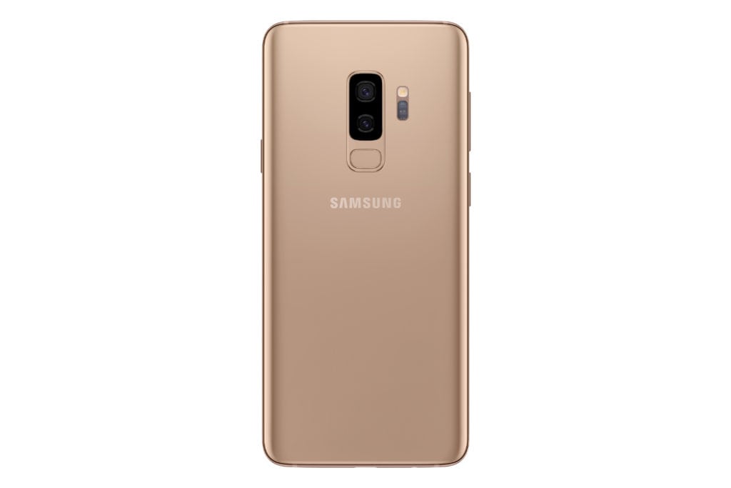 Samsung Galaxy S9+ Sunrise Gold 03