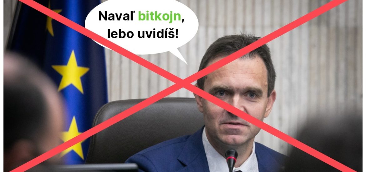 PODVOD: Ak od teba pýta slovenská vláda kryptomeny, nič neposielaj