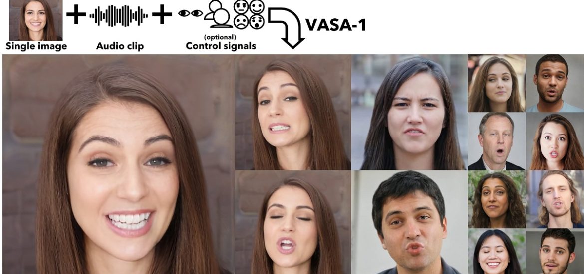 Microsoft vyvíja umelú inteligenciu VASA-1. Z fotky vytvorí video s hovoriacim avatarom